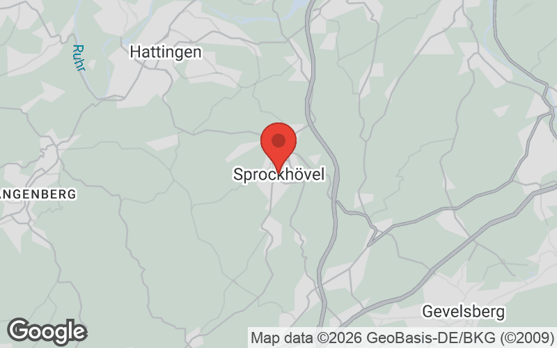 Karte von Sprockhövel