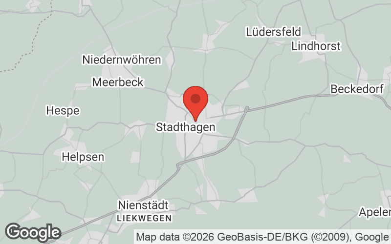 Karte von Stadthagen