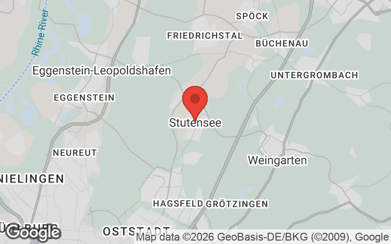 Karte von Stutensee