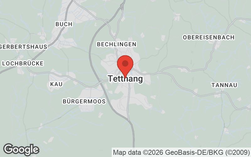 Karte von Tettnang