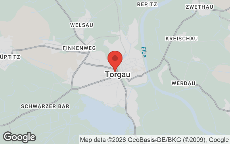 Karte von Torgau