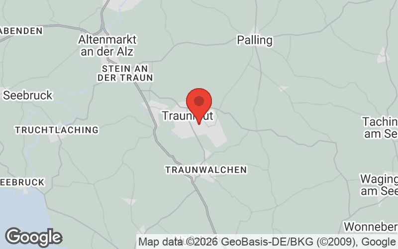 Karte von Traunreut