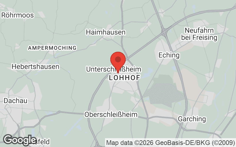 Karte von Unterschleißheim