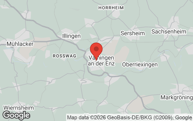 Karte von Vaihingen an der Enz