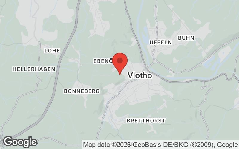 Karte von Vlotho