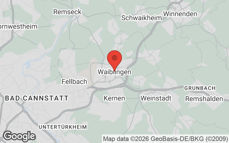 Karte von Waiblingen