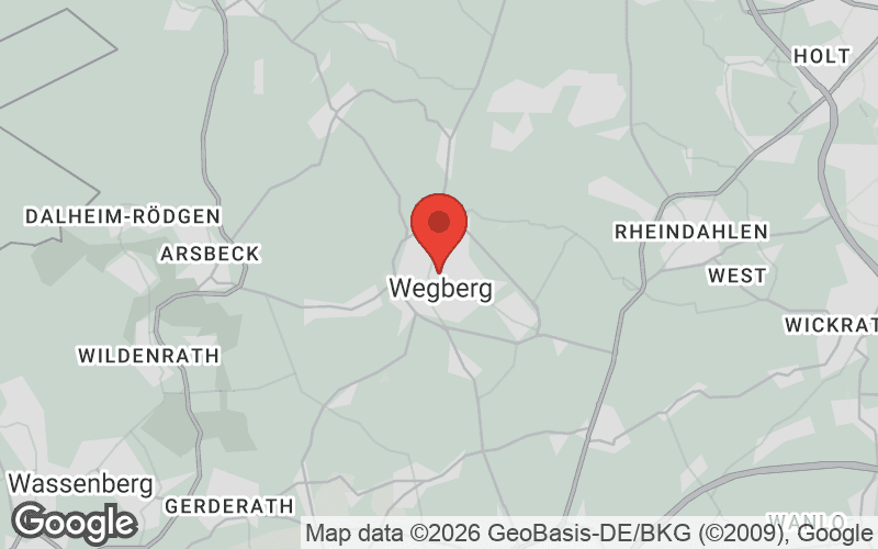 Karte von Wegberg