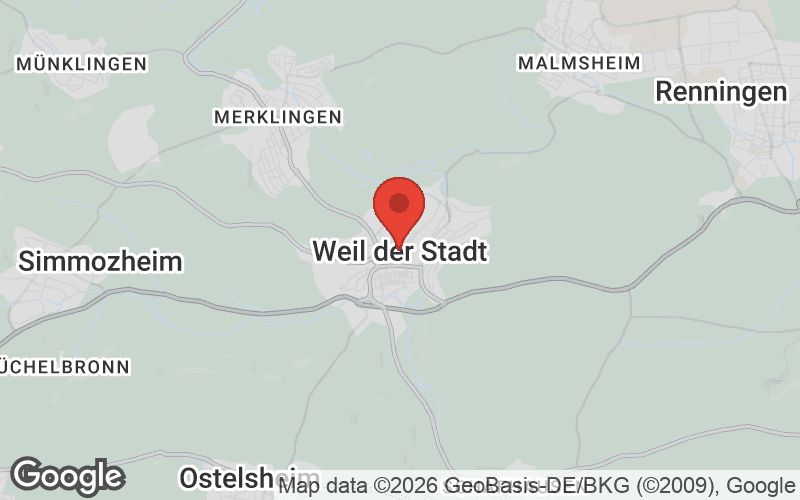Karte von Weil der Stadt