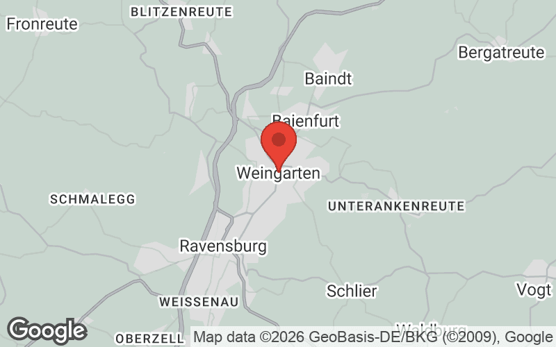 Karte von Weingarten