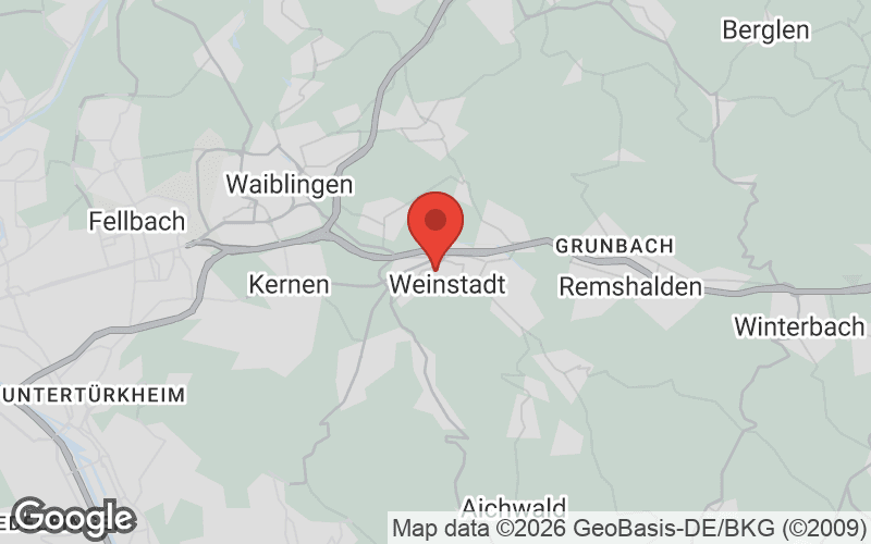 Karte von Weinstadt