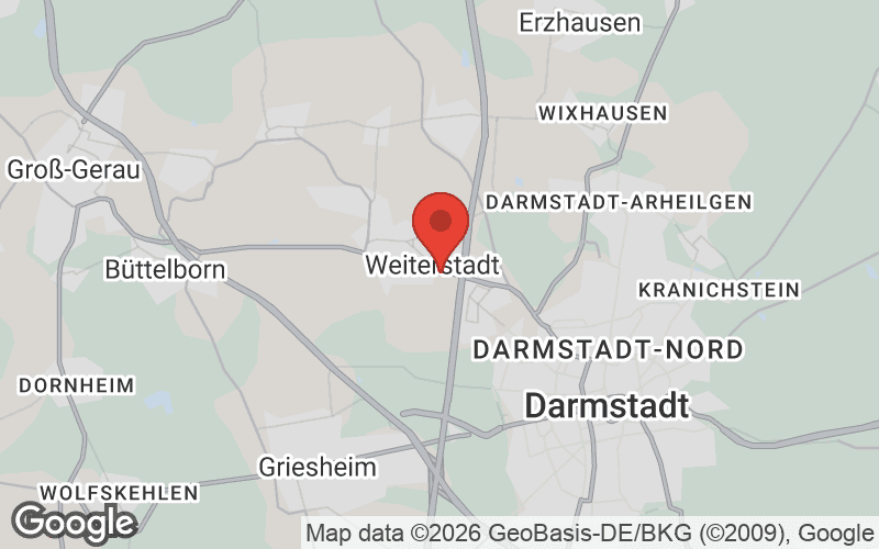 Karte von Weiterstadt