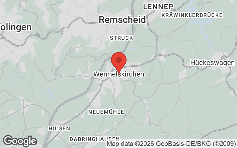 Karte von Wermelskirchen