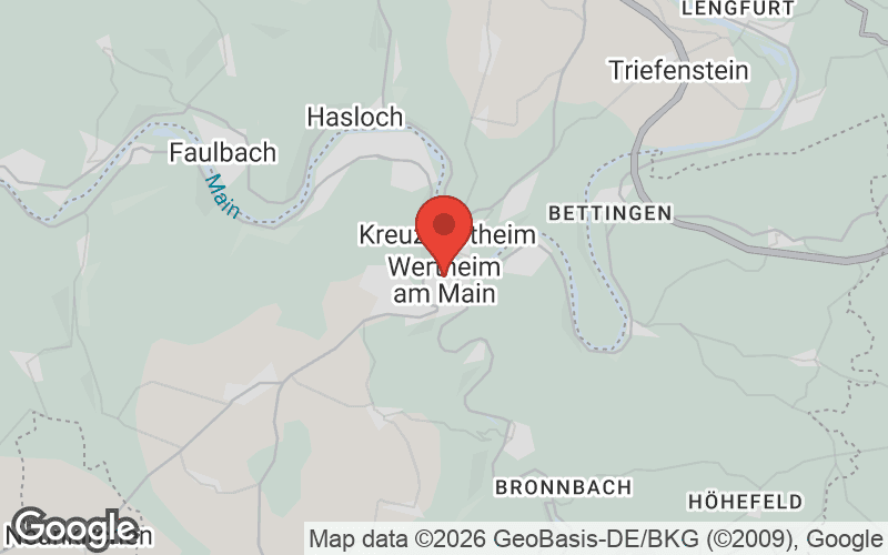 Karte von Wertheim