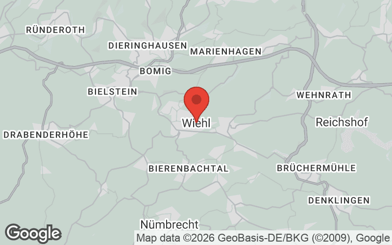 Karte von Wiehl
