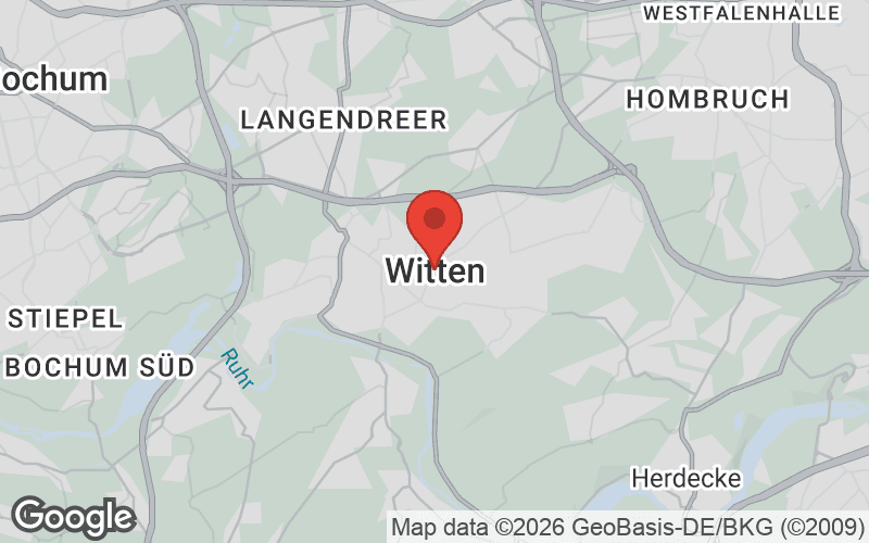 Karte von Witten