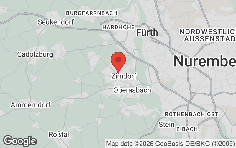 Karte von Zirndorf