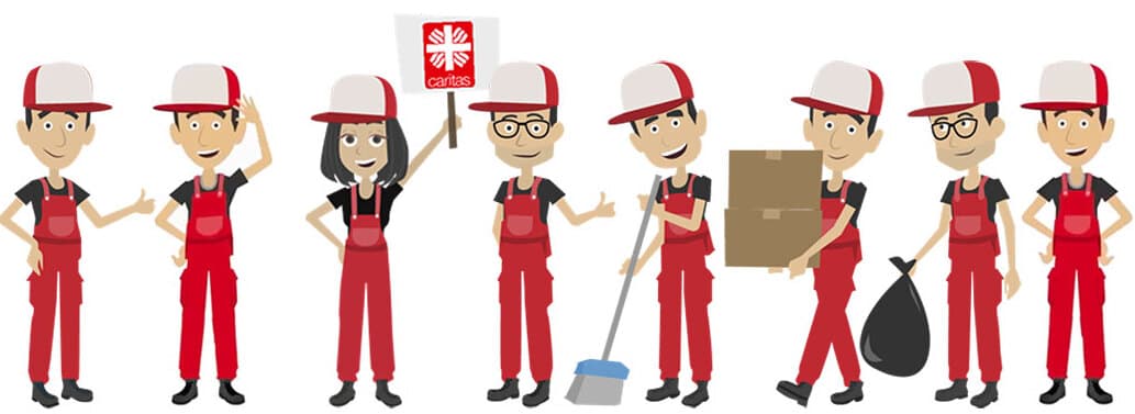 Platzschaffer Team bei einer Haushaltsauflösung