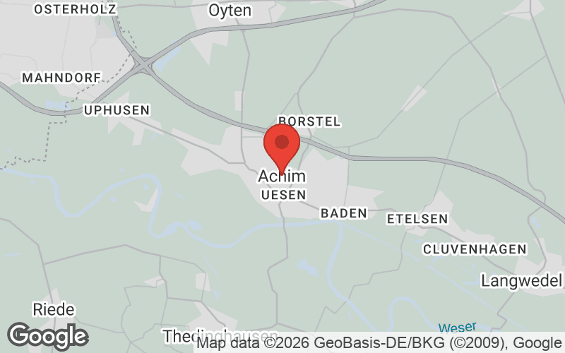 Karte von Achim