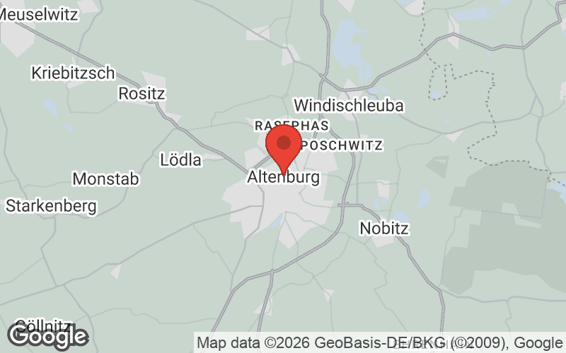 Karte von Altenburg