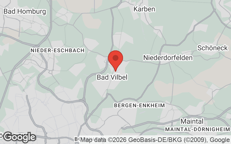Karte von Bad Vilbel