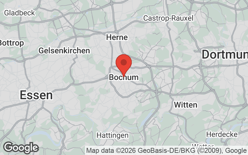 Karte von Bochum