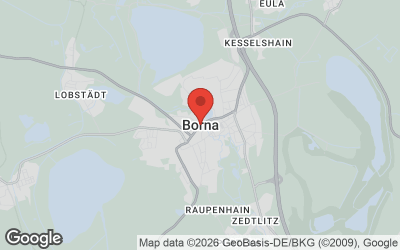 Karte von Borna