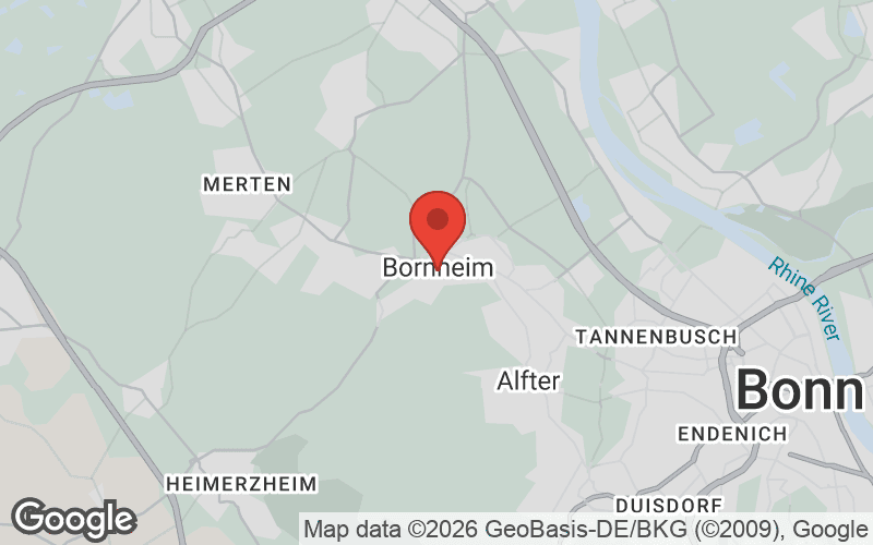 Karte von Bornheim
