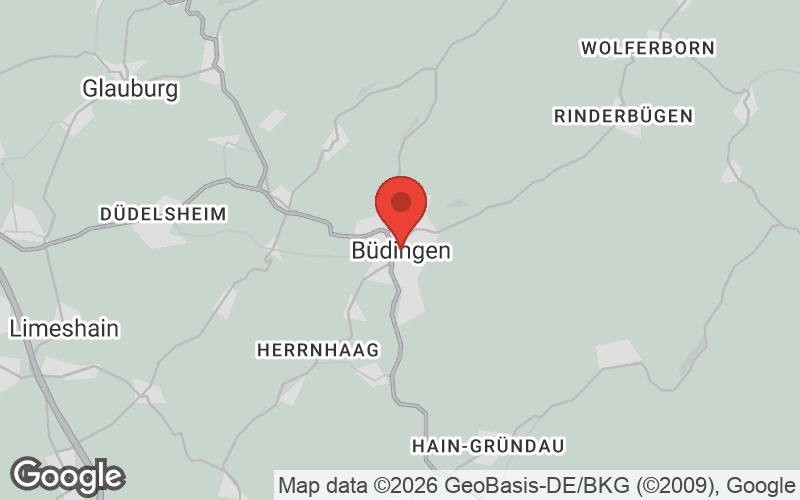 Karte von Büdingen