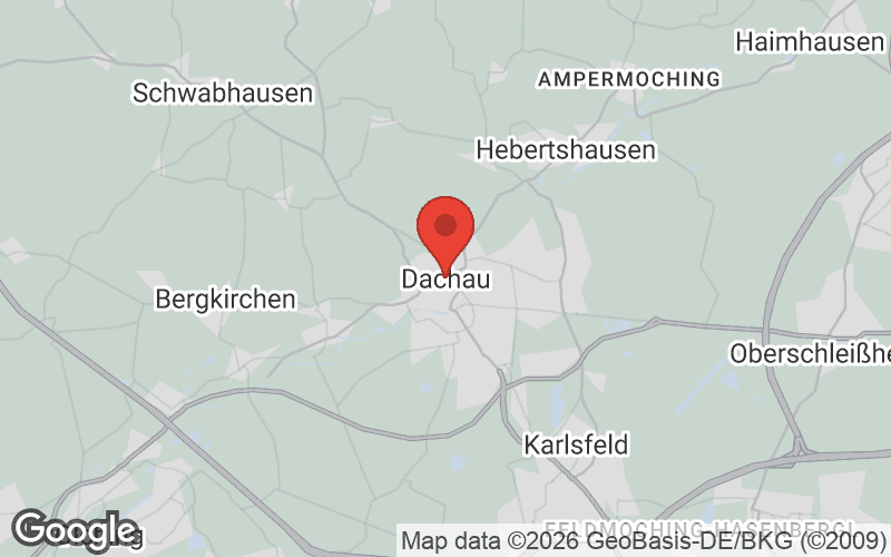 Karte von Dachau