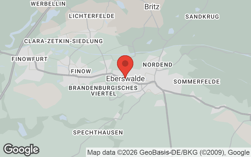 Karte von Eberswalde