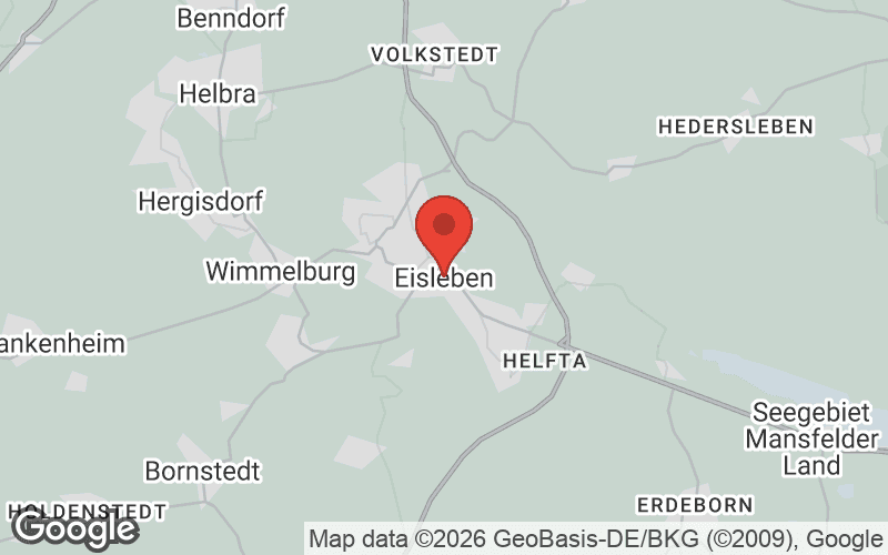 Karte von Eisleben