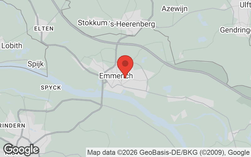Karte von Emmerich am Rhein