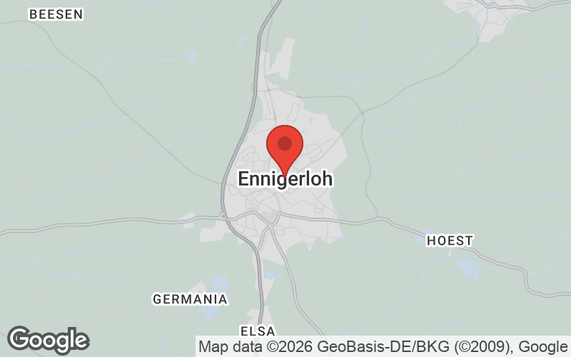 Karte von Ennigerloh