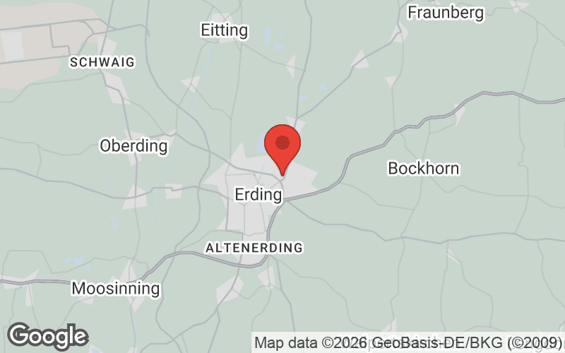 Karte von Erding