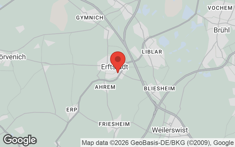Karte von Erftstadt