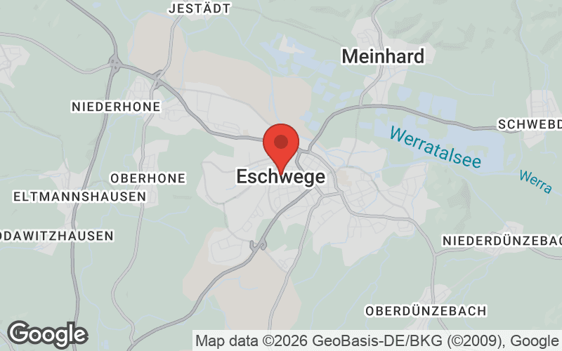 Karte von Eschwege
