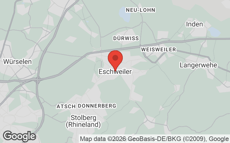 Karte von Eschweiler