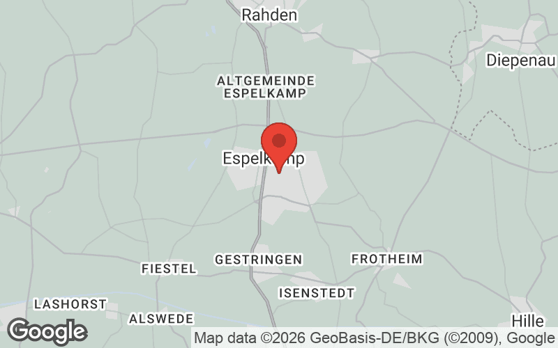 Karte von Espelkamp