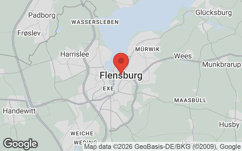 Karte von Flensburg