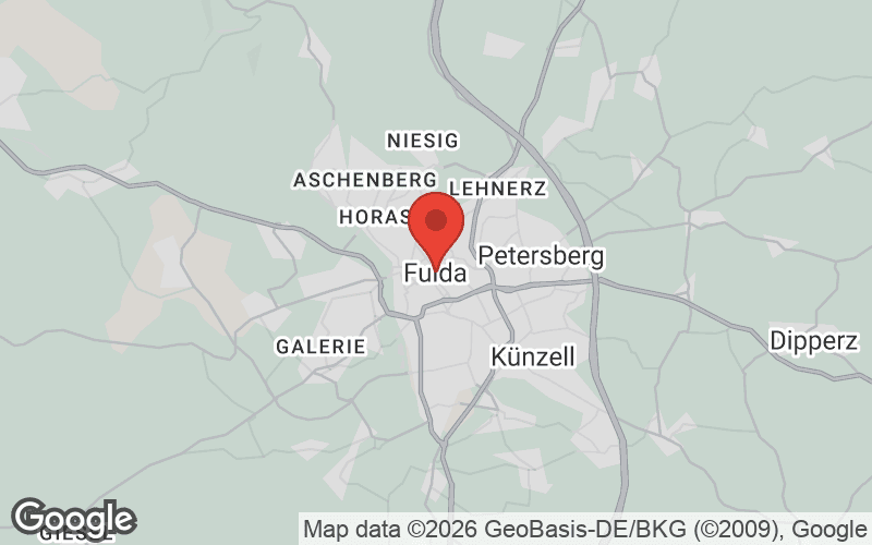 Karte von Fulda