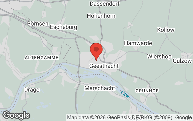 Karte von Geesthacht