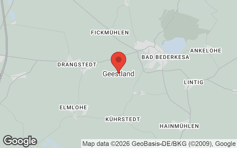 Karte von Geestland