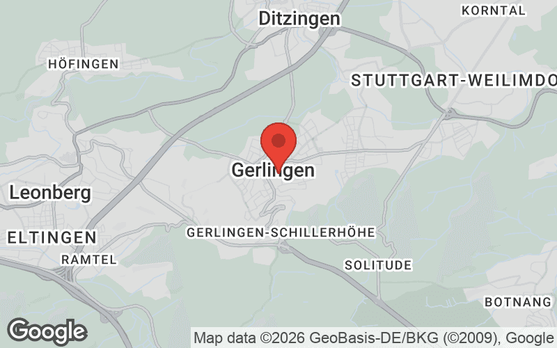 Karte von Gerlingen