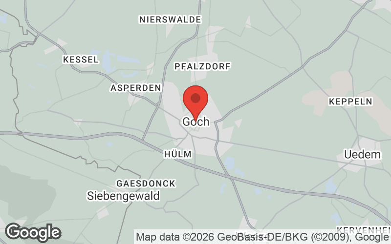 Karte von Goch
