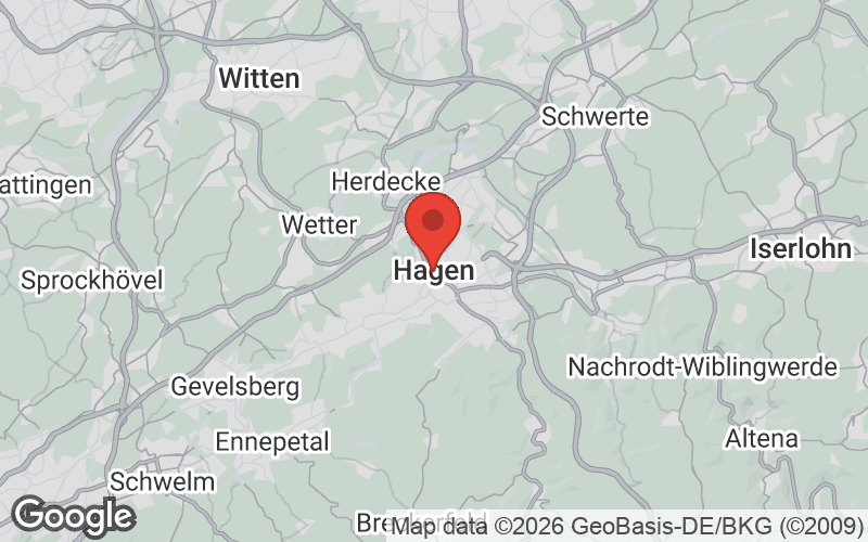 Karte von Hagen