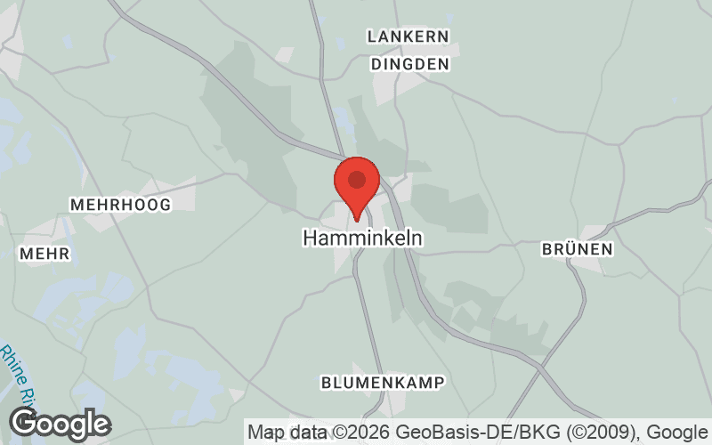 Karte von Hamminkeln