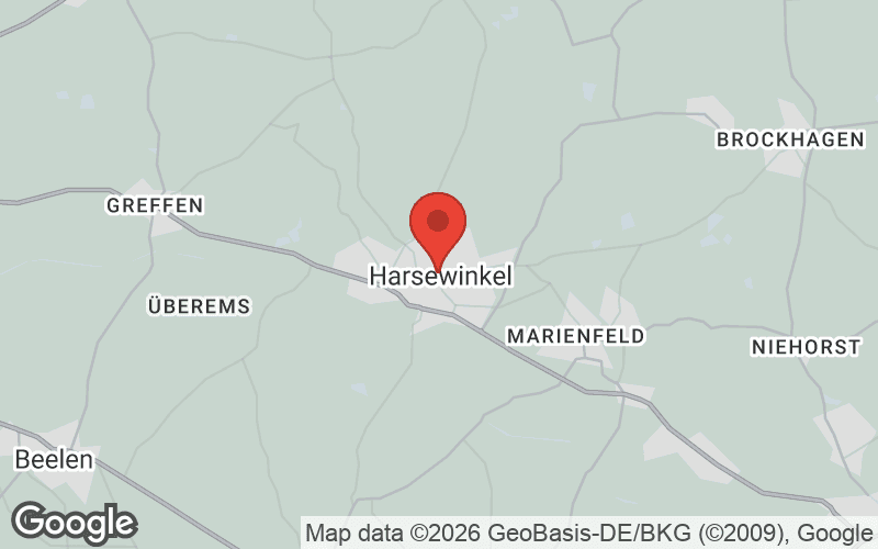 Karte von Harsewinkel