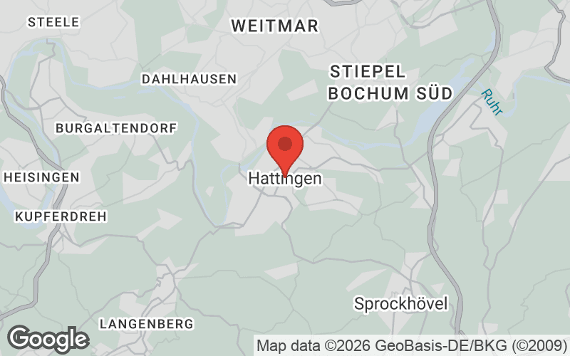 Karte von Hattingen
