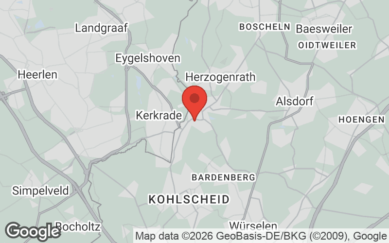 Karte von Herzogenrath