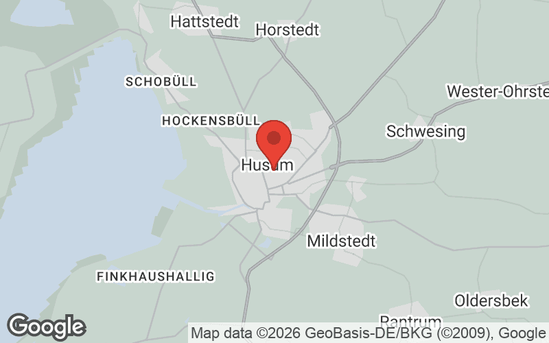 Karte von Husum